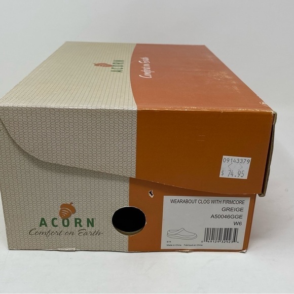 Acorn Wearabout Knit Clog With Firmcore Greige - Picture 10 of 10